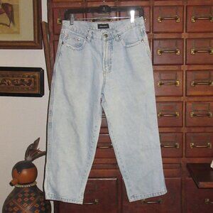BUZIOS NO PROBLEM!  Blue Denim Jeans Cropped 9/10